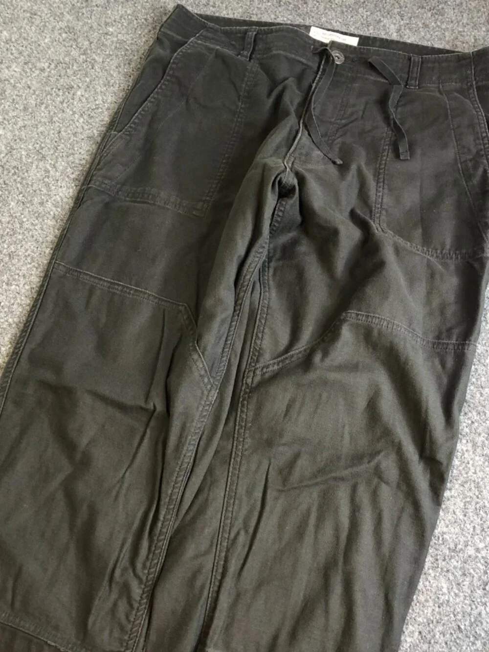 REI Co-Op Trailsmith Jogger Pants Mens 36x34 Gray Double Knee Stertch Outdoor